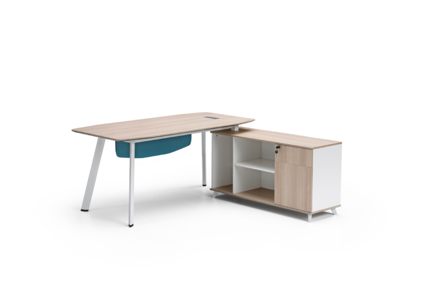 KSZ004 Zona 木質小型主管辦公桌連儲物櫃