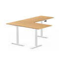 L-Shaped Up Standing Desk - Compact Adjustable Desk 