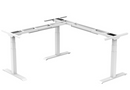 L-SHAPED UP STANDING DESK - Display Mobile Lift Table｜Portable Adjustable Height Desk 