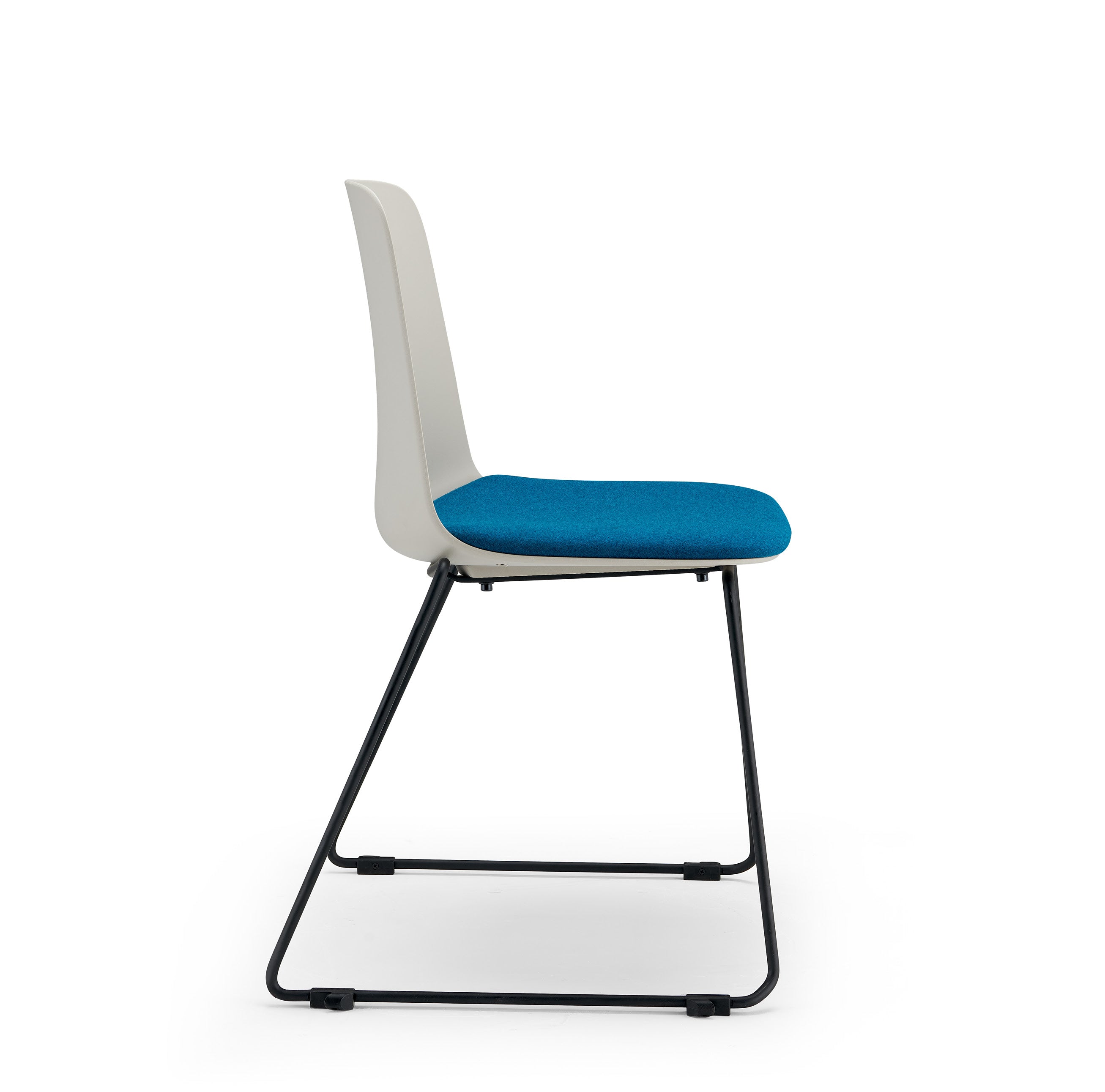 KH-Lola10 Nano Steel Frame Stackable Teaching Chair with Seat Cushion