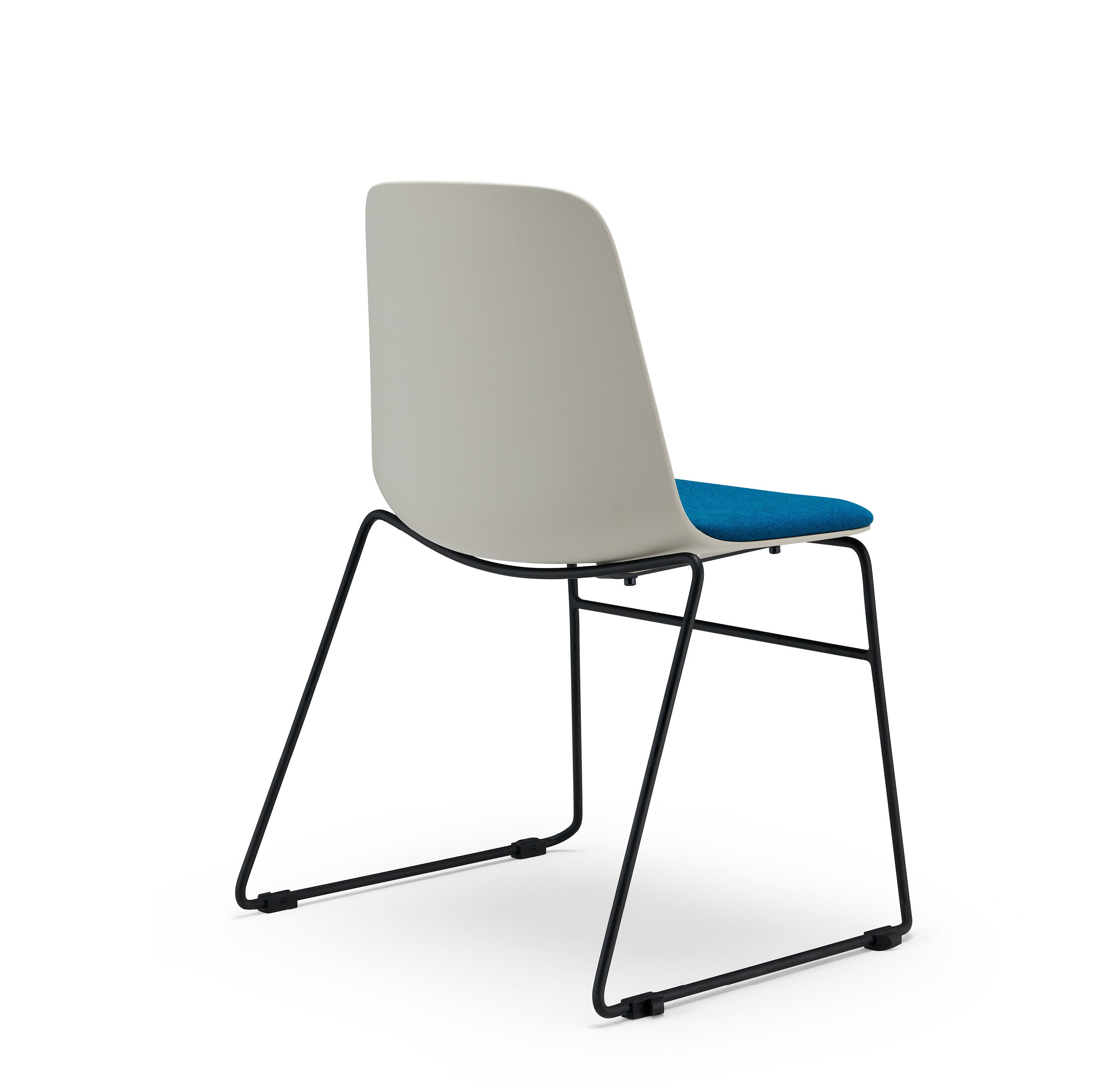 KH-Lola10 Nano Steel Frame Stackable Teaching Chair with Seat Cushion