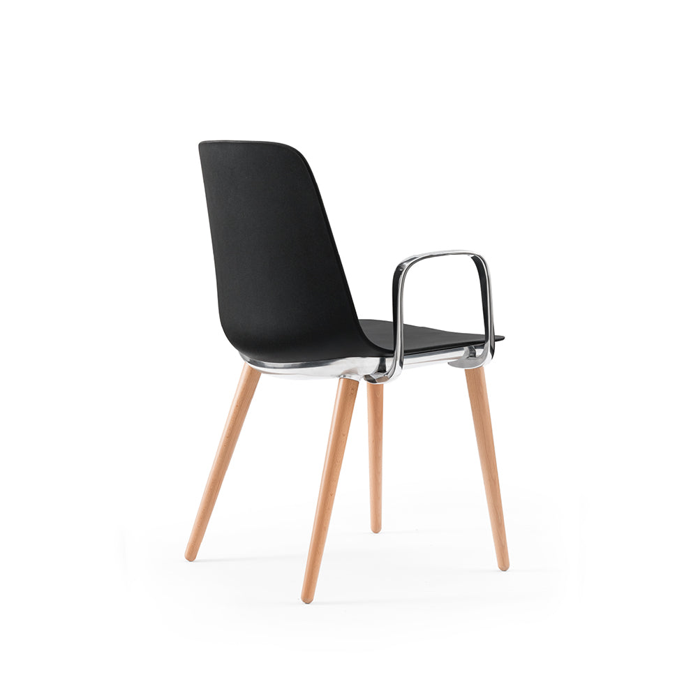 KH-Lolo03-Vela Solid Wood Leg Conference Chair