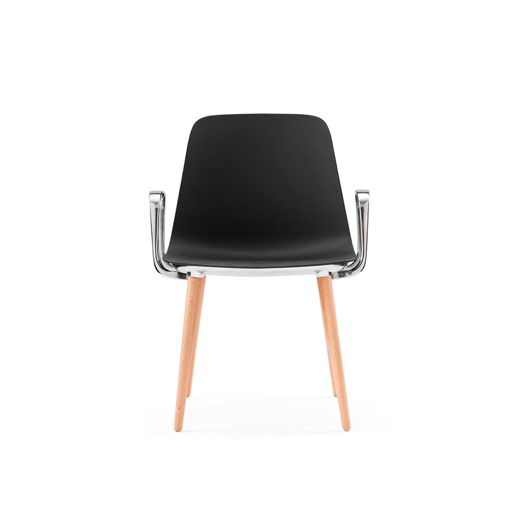 KH-Lolo03-Vela Solid Wood Leg Conference Chair