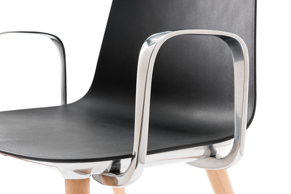 KH-Lolo03-Vela Solid Wood Leg Conference Chair