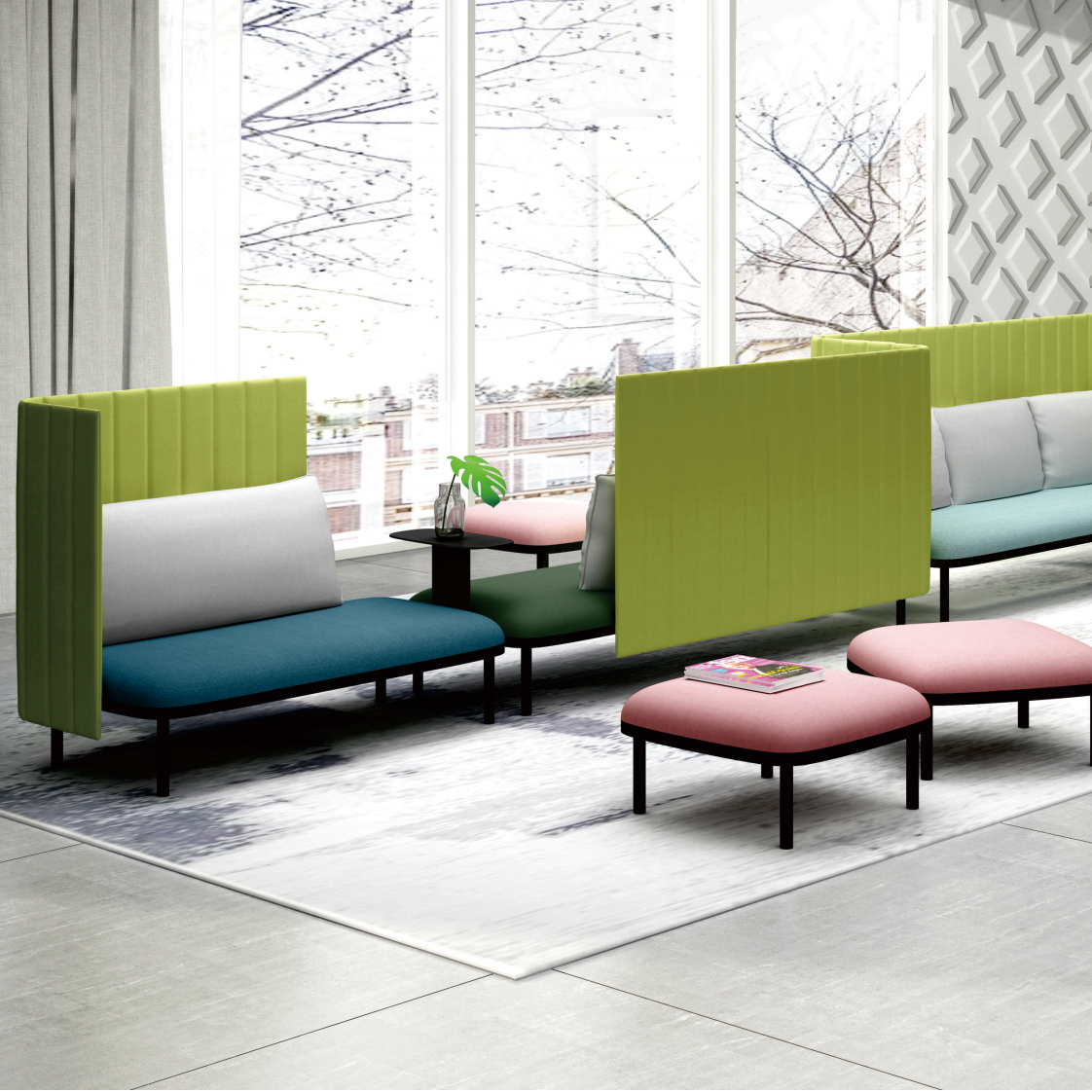 MG76021 接待梳化香港｜Reception Sofa Hong Kong｜KLT