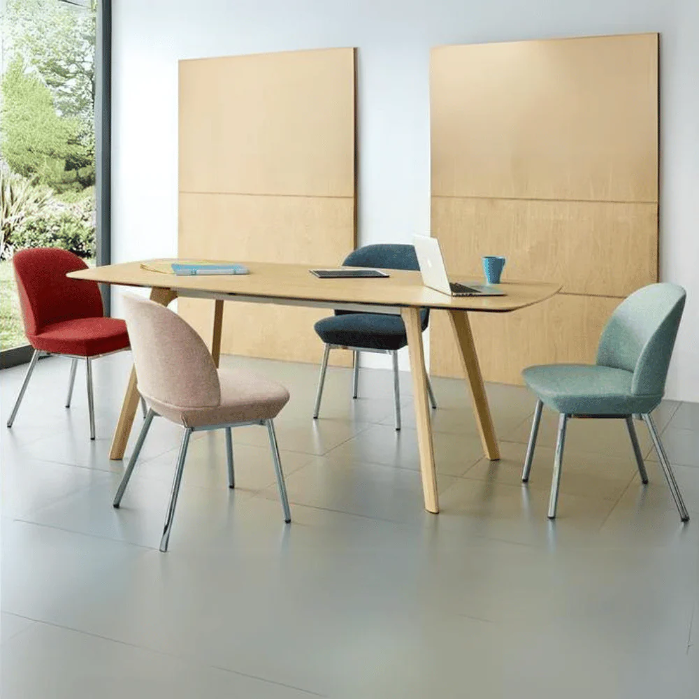 ST111 Eater modern minimalist fabric dining chair