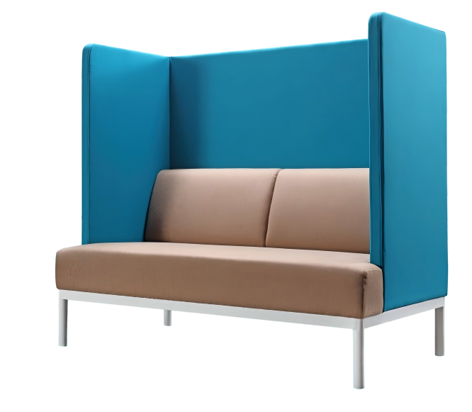 ST153 Giorno兩座位布藝隔音屏風高背梳化