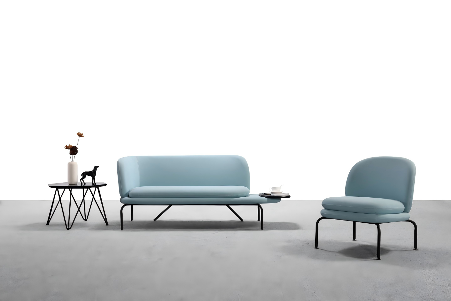 ST169 Reale 兩座位辦公室梳化連茶几