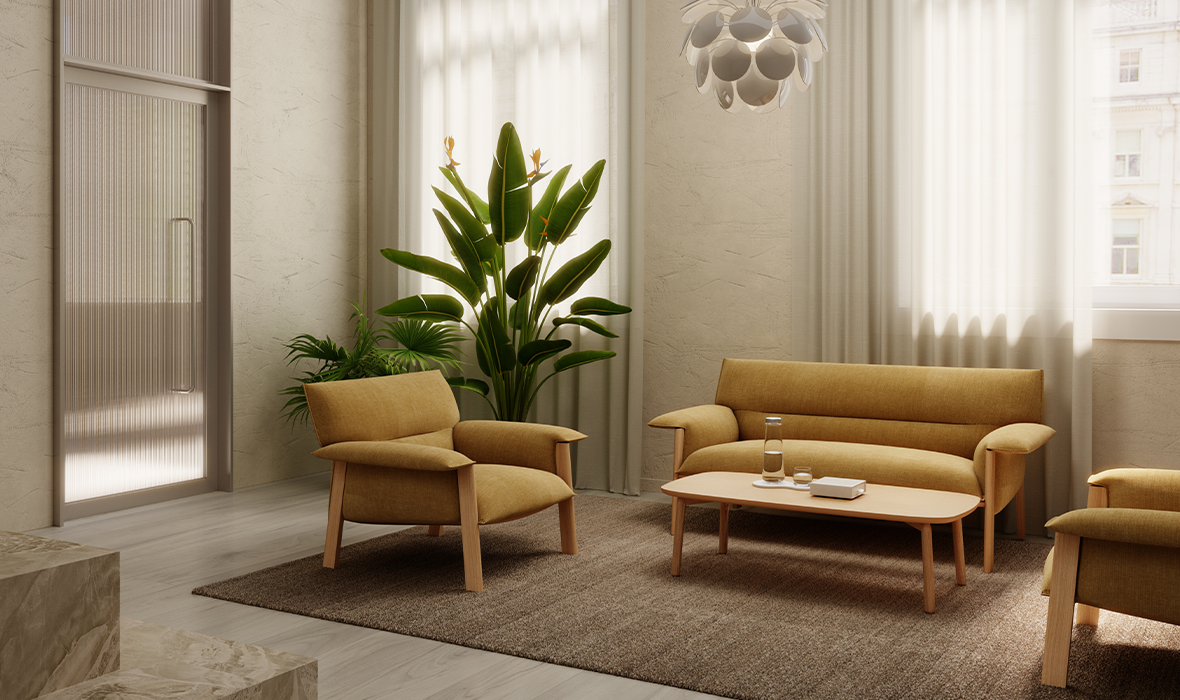 ST205SC Ashby 辦公室仿皮扶手休閒椅
