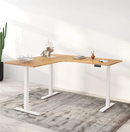 L-Shaped Up Standing Desk - Compact Adjustable Desk 