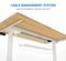 PROM STANDING DESK-Walnut_White (E7-02W)