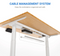 PROM STANDING DESK-Walnut_White (E7-02W)