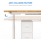 PROM STANDING DESK-Walnut_White (E7-02W)