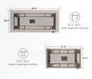 UP CONFERENCE STANDING DESK - Oak_Black (E7Q)