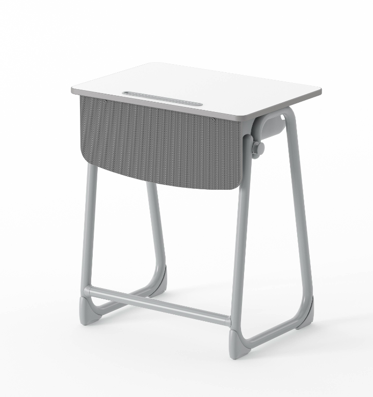 KH-BELL 銀灰鋼架學生課桌｜Grey Desk and Chair Set for Students