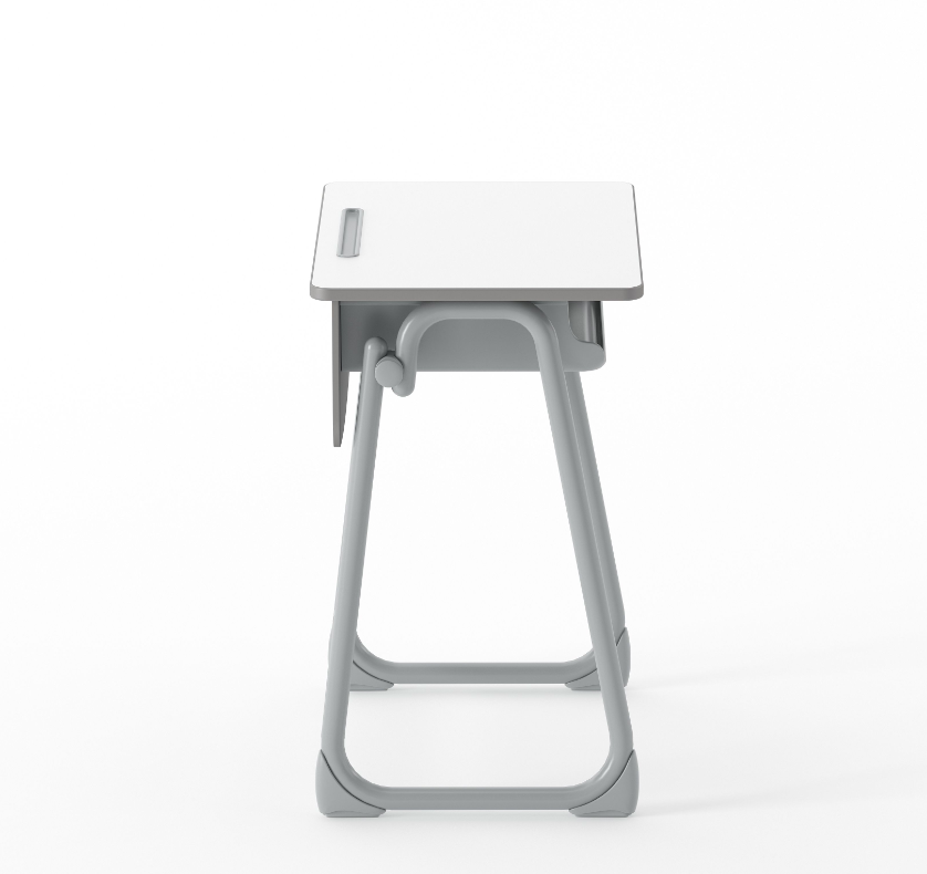 KH-BELL 銀灰鋼架學生課桌｜Grey Desk and Chair Set for Students