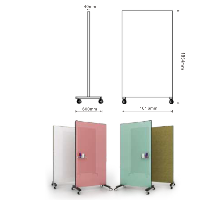 EFP-4 Tuscan 可移動辦公屏風 Mobile Office Partition
