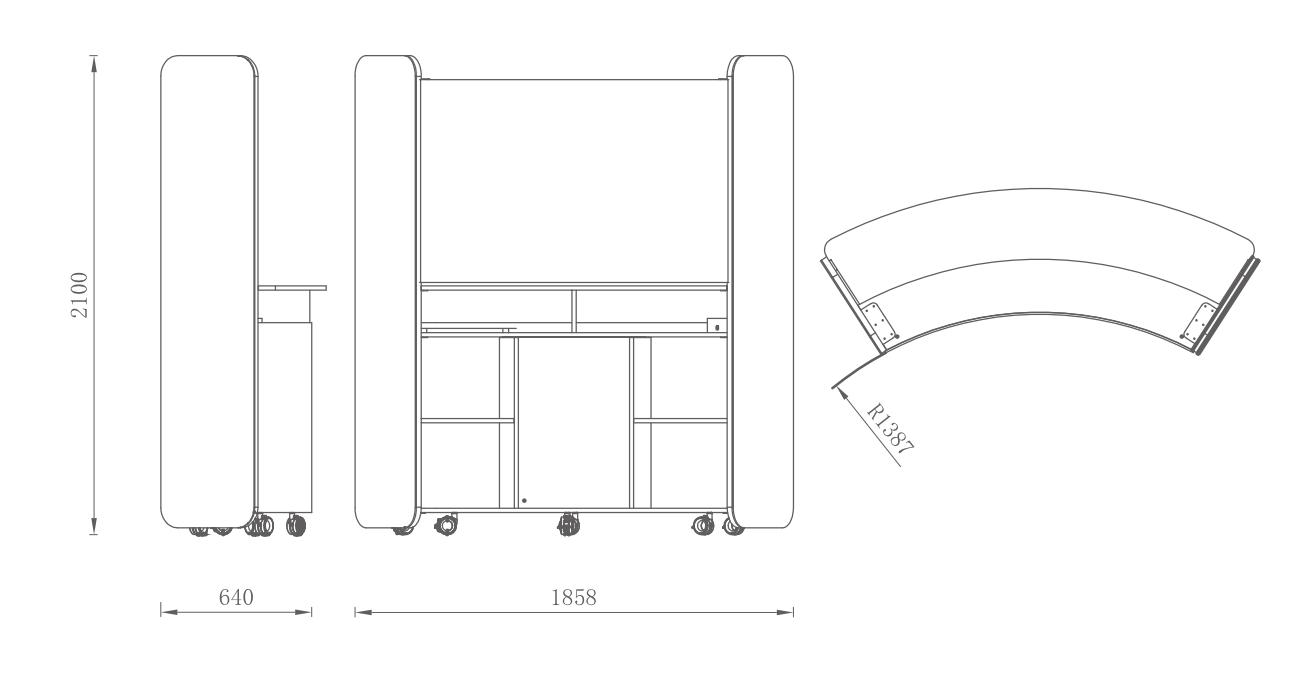 EFP-5 Floren 可移動辦公屏風 Mobile Office Partition