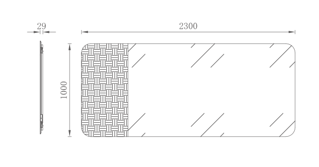 EFP-18 Mosaic Magnetic Office Screen