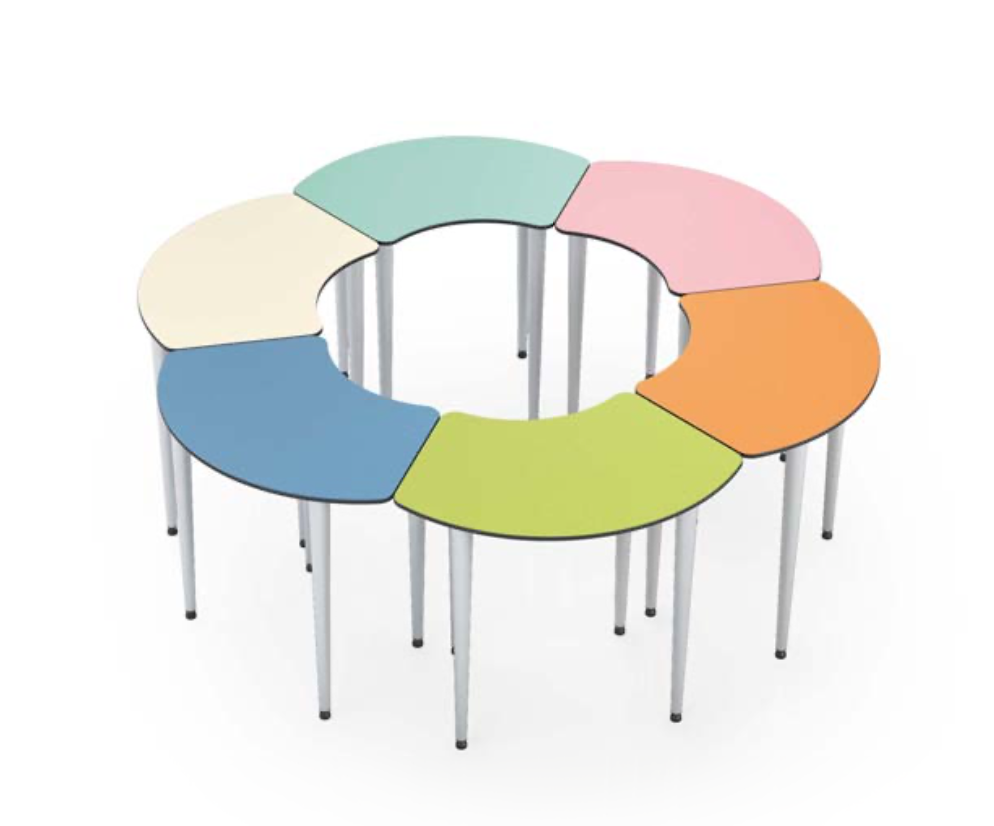 KS039 Flower Petal Shape Free Combination Table