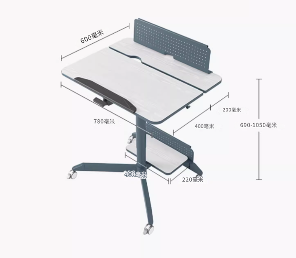 foldable-mobile-table-摺合式學習桌