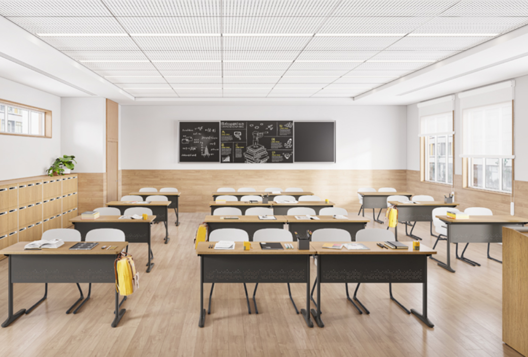 KV 115 Dual Desk and Chair Set for Students