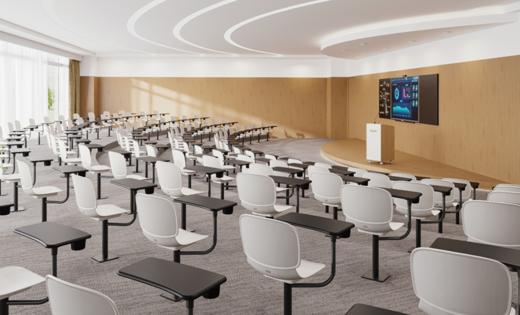 KV 115 Dual Desk and Chair Set for Students