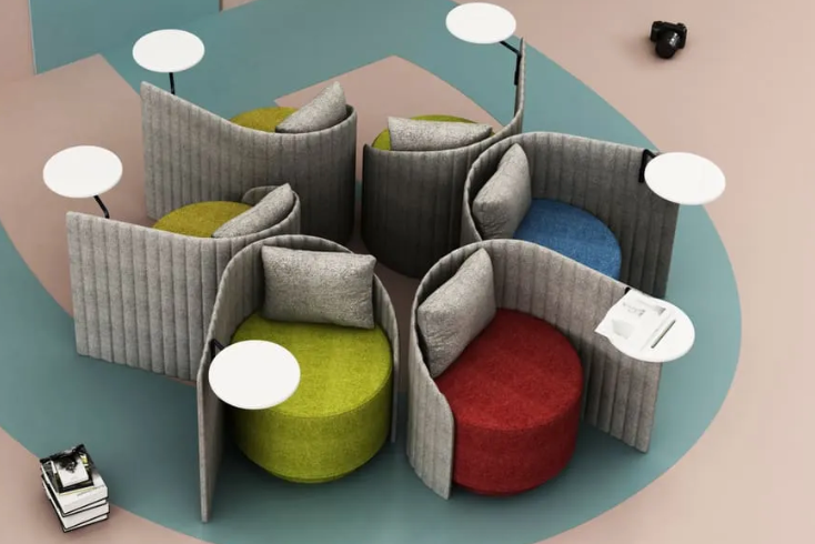 KV 119-Brave Modern Fabric Office Sofa