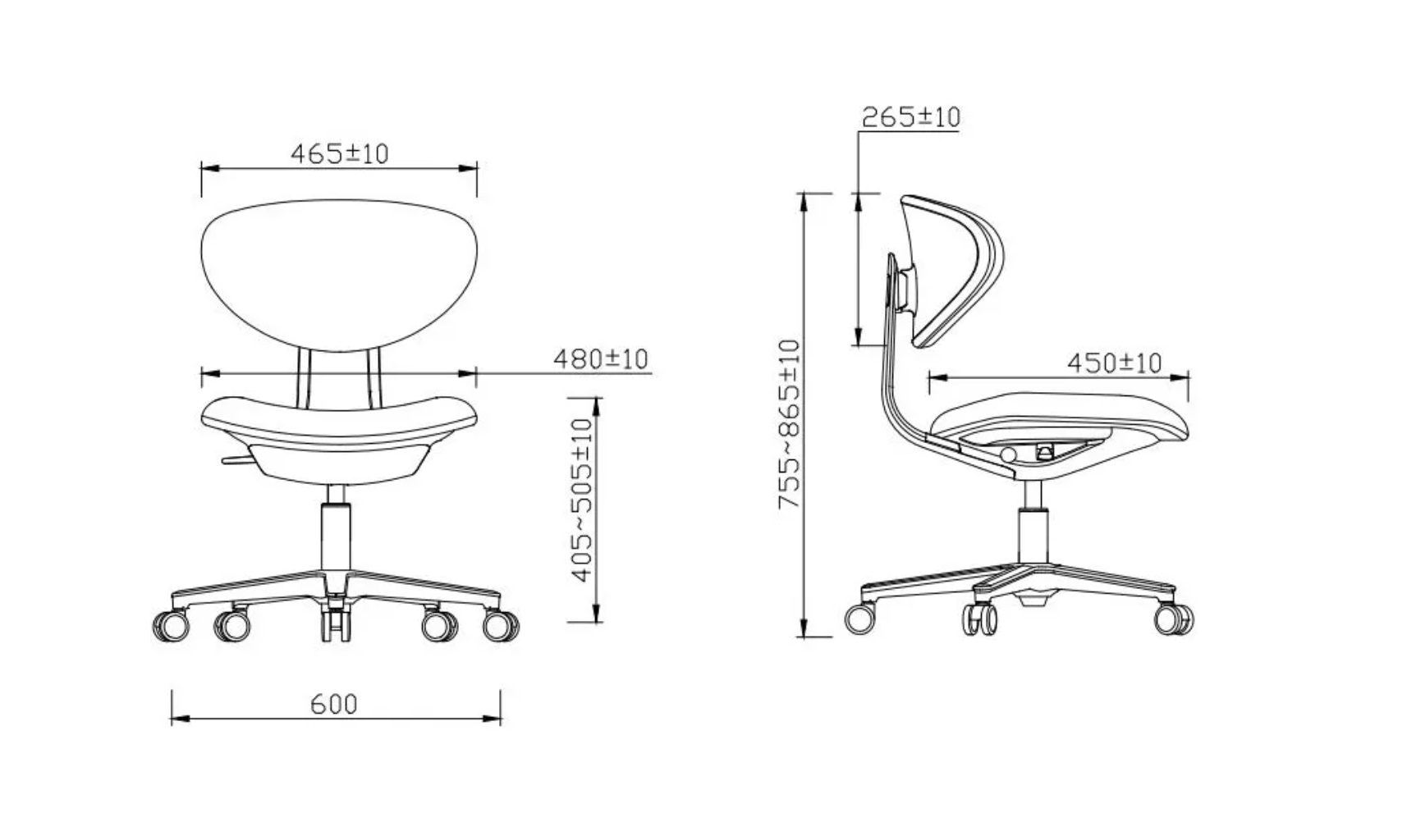 KV 122-Robo Small Desk Chair