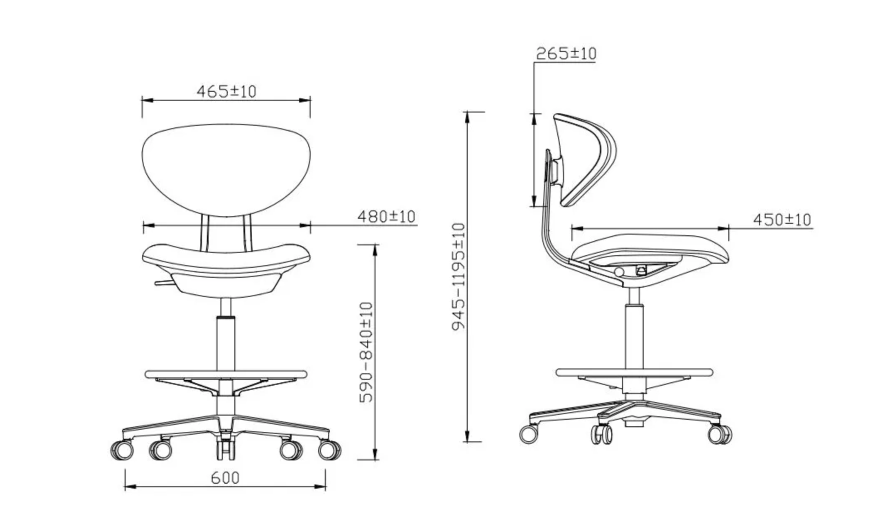 KV 122-Robo Small Desk Chair