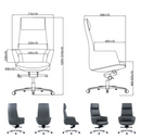 KH500 Venere high-back leather executive chair won the design award 