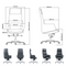 KH500 Venere high-back leather executive chair won the design award 