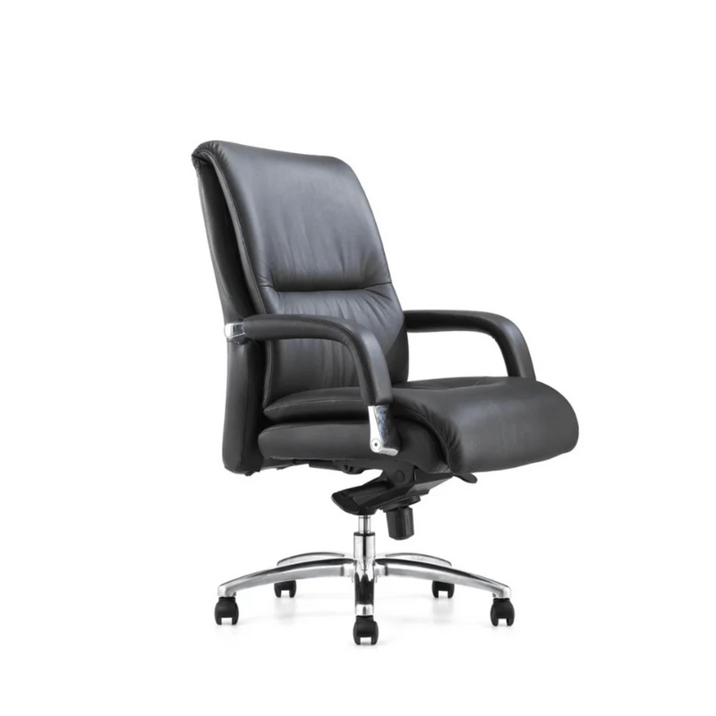 KH211-L Atena mid-back leather executive chair