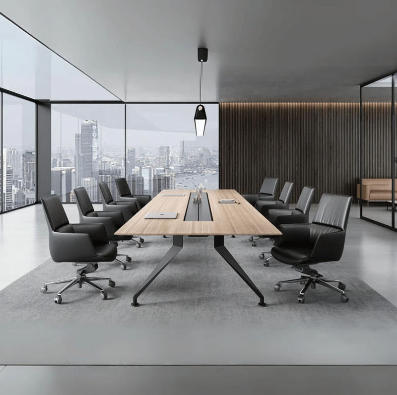 KH500-L Coste mid-back wear-resistant leather conference chair