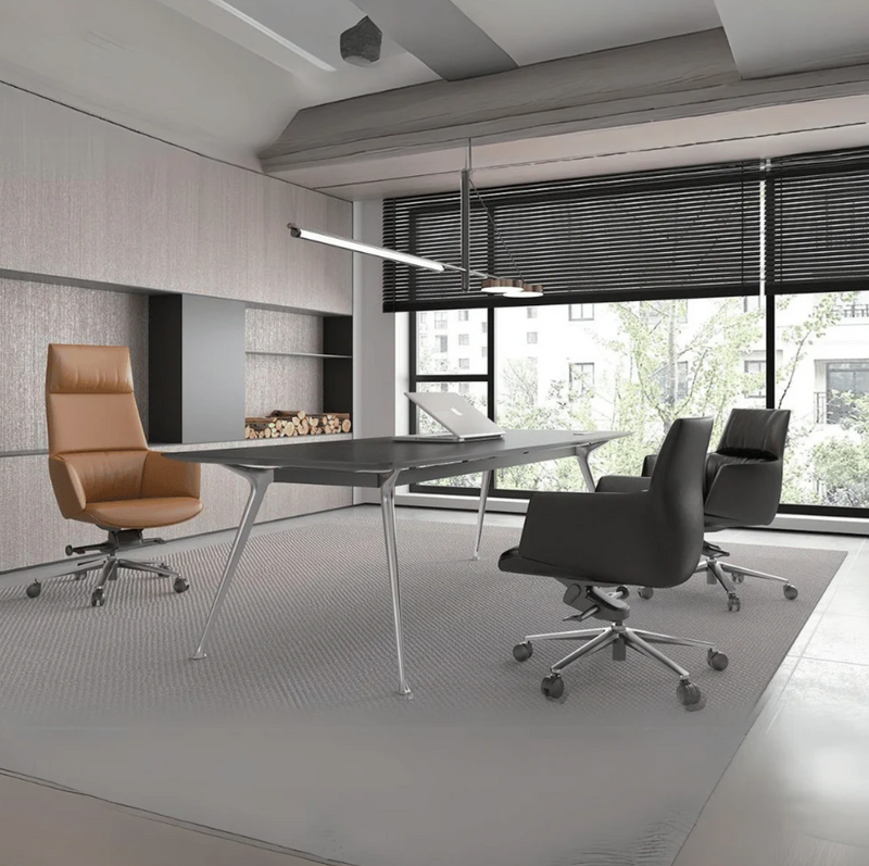 KH500-L Coste mid-back wear-resistant leather conference chair