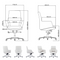 KH500-L Coste mid-back wear-resistant leather conference chair