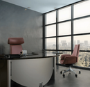 K621 Vertice Mid-Back Adjustable Executive Chair Luxury Leather