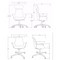 K621 Vertice Mid-Back Adjustable Executive Chair Luxury Leather
