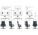 K622 Summ High Back Leather Executive Chair