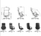 KH567 Premier High Back Leather Executive Chair
