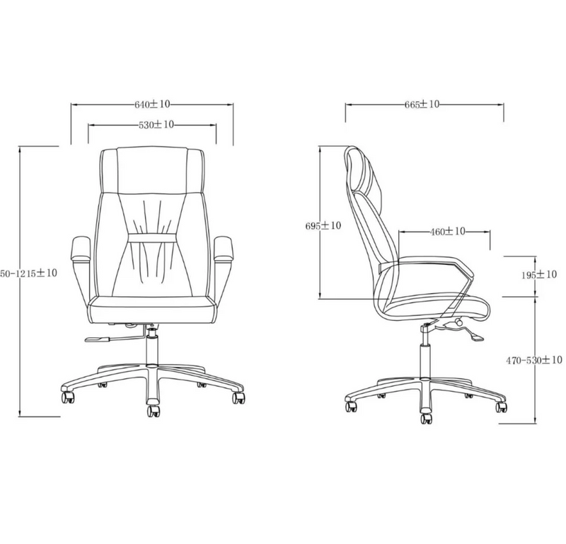 KH010 Eccel High Back Office Chair