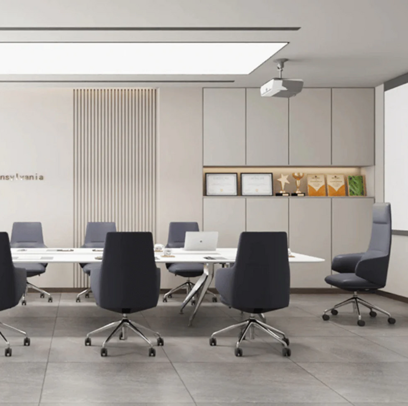 K615 Firma Mid-Back Leather Executive Chair