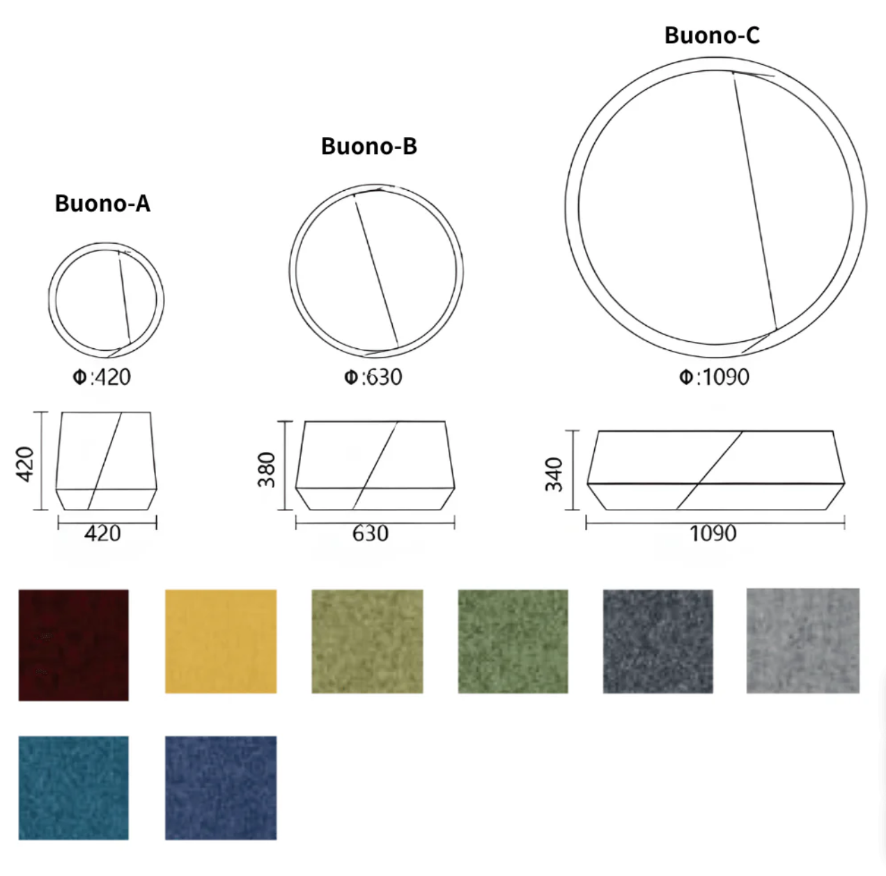 K-ST010 Pastore modern fabric pole combing