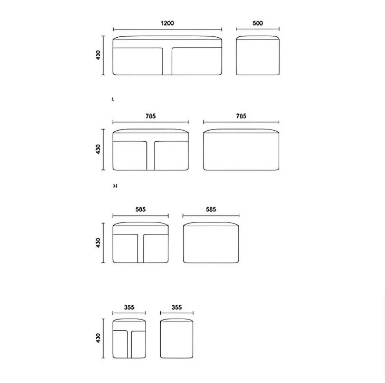 K-ST011 - Bag Office fabric multi-function pudding