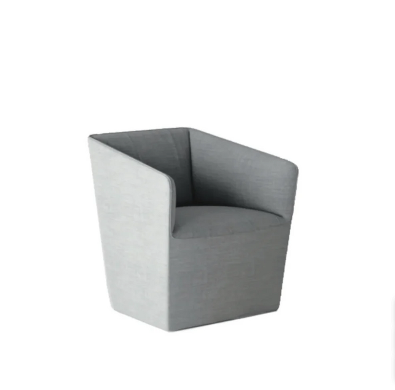 K-ST014 Bread cube-shaped fabric barrel-shaped casual comb chair