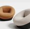 K-ST015 Bora Office Fabric Combing Chair | Round casual lazy Combing Chair