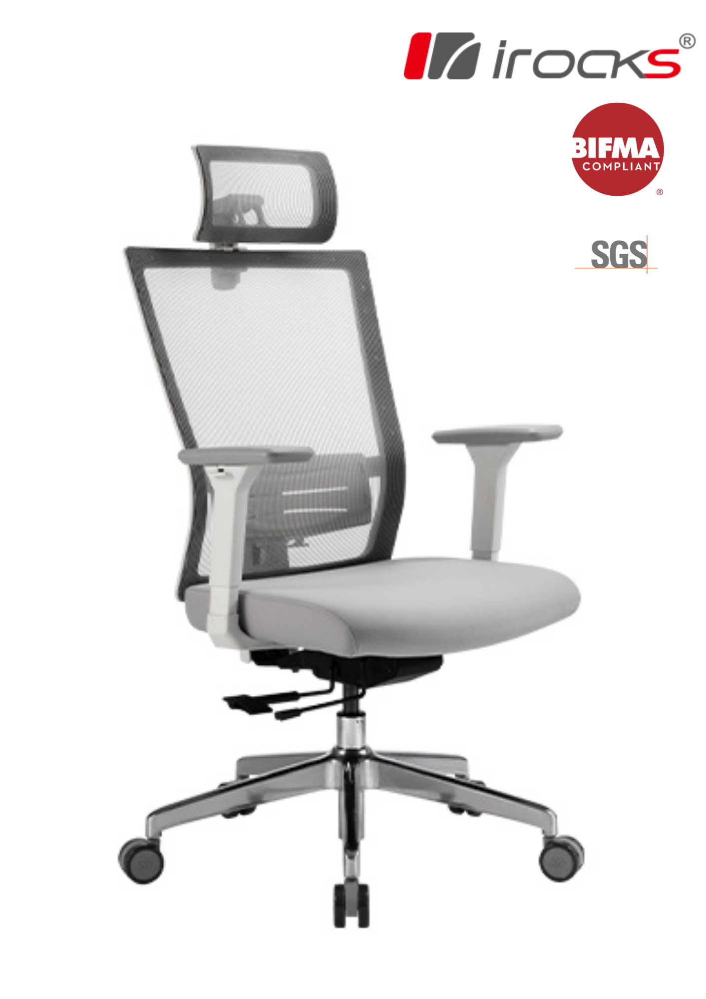 irocks T03 NEO 台灣柔紗網布辦公椅