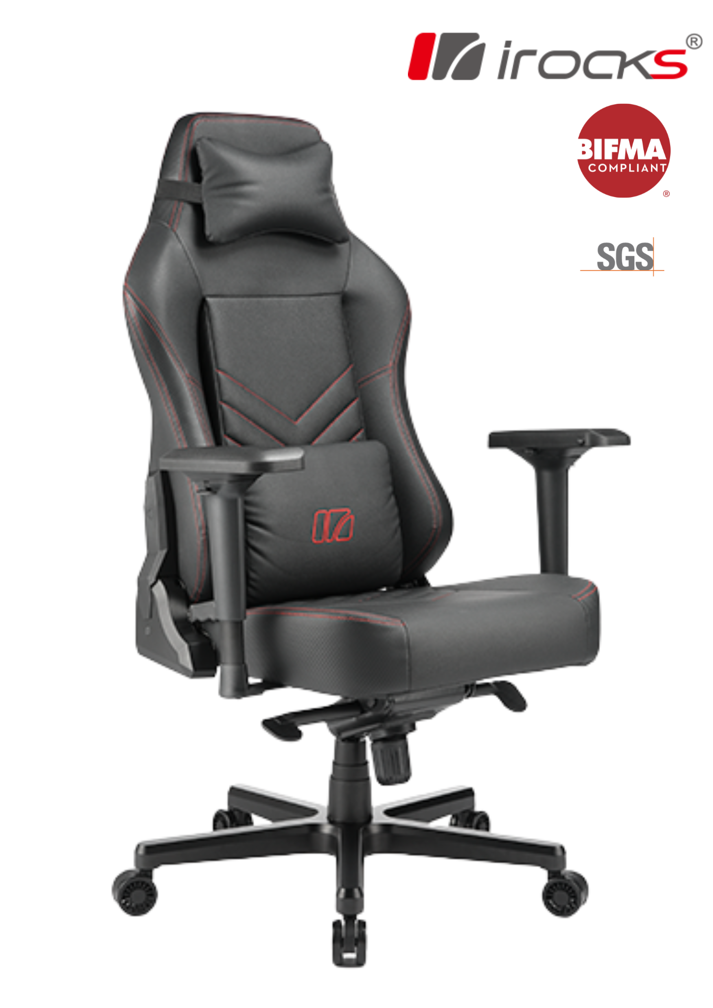 irocks T08 PLUS 時尚仿皮主管椅辦公椅