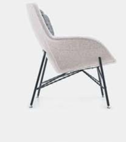 KSY075-OU Ombra 時尚布藝扶手休閒椅
