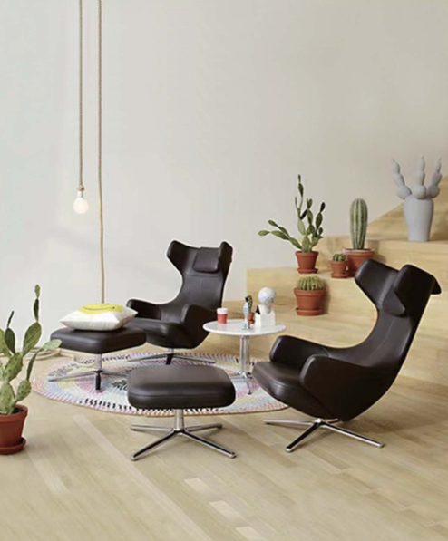 KSY062 OU Piuma 辦公室高背悠閒躺椅連腳踏